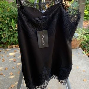 Black Lace Cami Tank